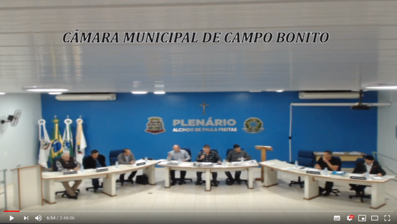 Sessão Ordinária 17/06/19 - TV Câmara Campo Bonito