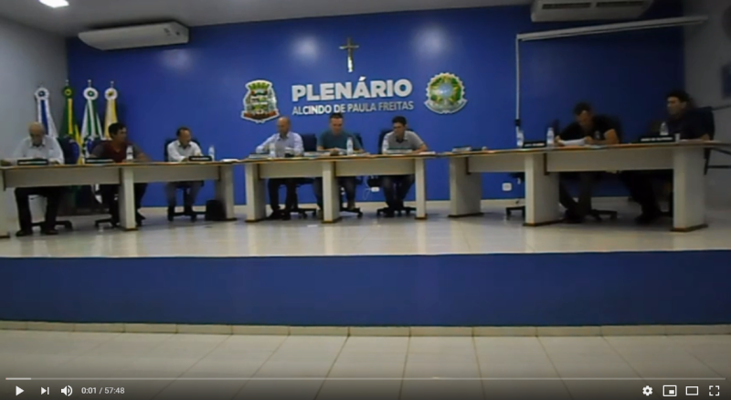 Sessão Ordinária 01/04/19 - Tv Câmara Campo Bonito